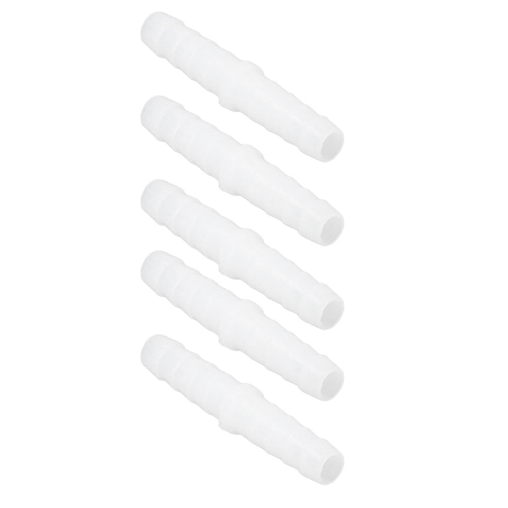 10Pcs Plastic Hose Barb Fitting Straight Equal Barbed Splicer Mender Joint Union Adapter