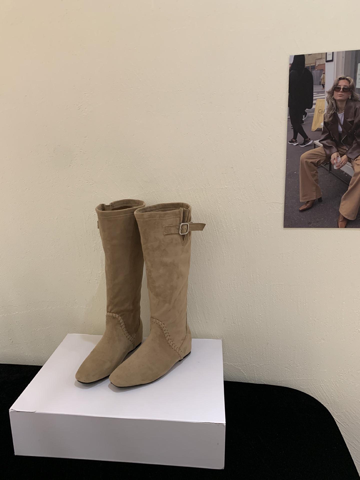 

Pile high knight boots women s 2025 autumn new retro western cowboy boots thick heel but knee thin long boots 39 хаки