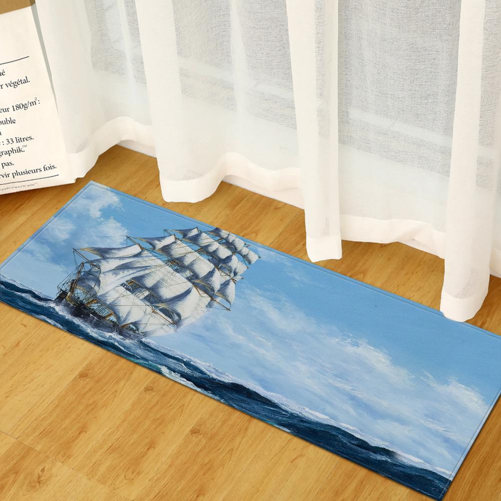 Scenic Entrance Mat Kitchen Strip Bedroom Floor Mat Study Bay Window Mat Living Room Carpet