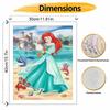 Disney DIY Little Mermaid Oil Painting Art Painting Kit Home Wall Decor Handmade Gift Scuttle Sebastian Friends Bedroom Wall Art Decor
