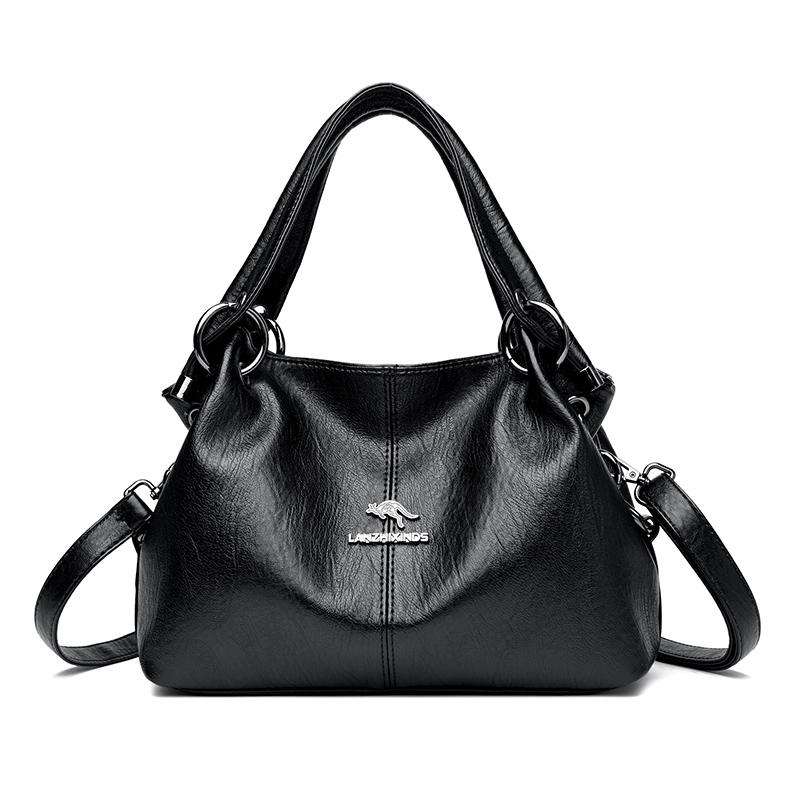 Large Capacity Messenger Bag for Women  Soft Leather Bags  Designer Brand  Feminine Bag