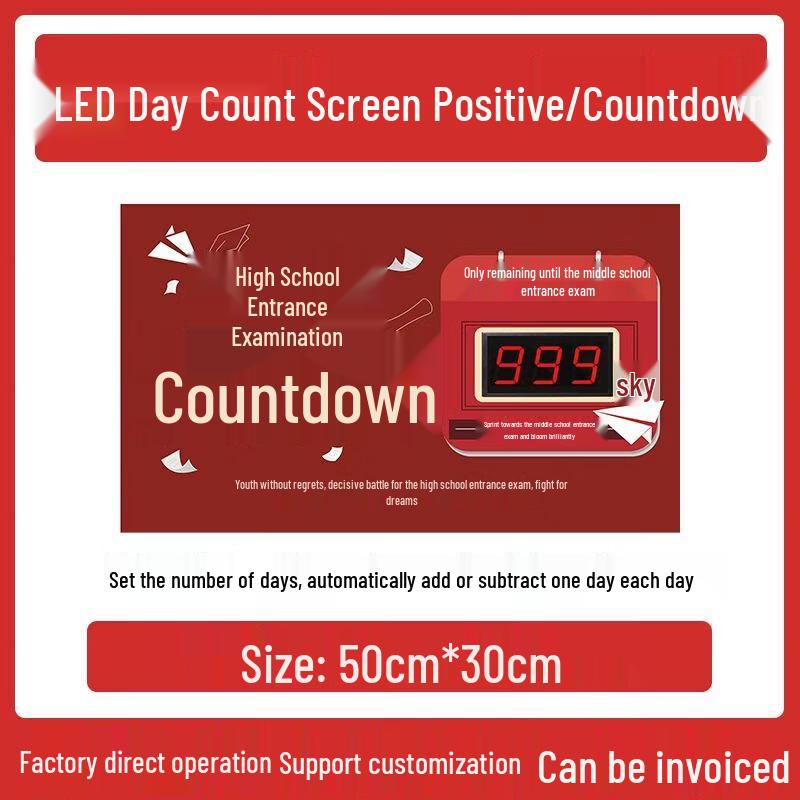 LED Exam Countdown Timer