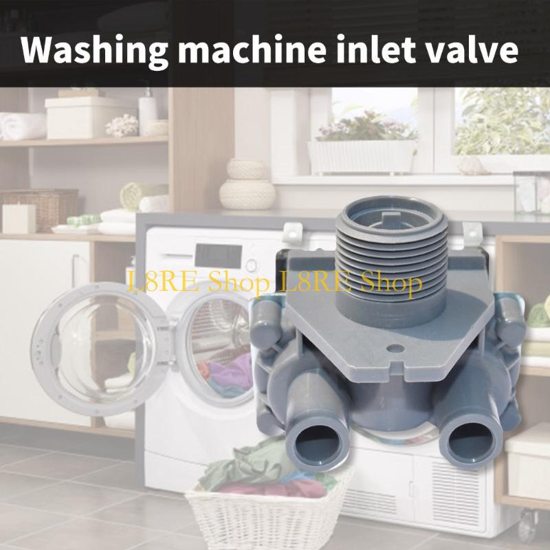 L8RE For FCS360U Washing Machine Single Double Head Electric Water Inlet Solenoid Valves Washer Replacement Parts