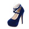 2024 Summer New European Fashion Cross Strap Large Size High Heel Sandals Elegant Nightclub Women Party Dress Footwear WZ-Y14-4