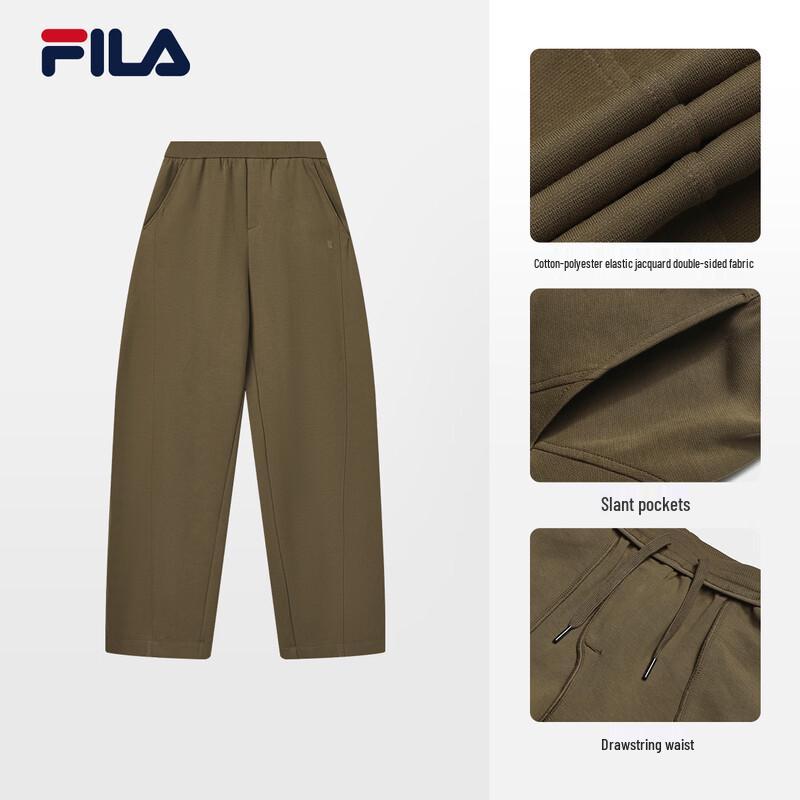 FILA Women s 2026 Spring Knit Straight-Leg Casual Pants S