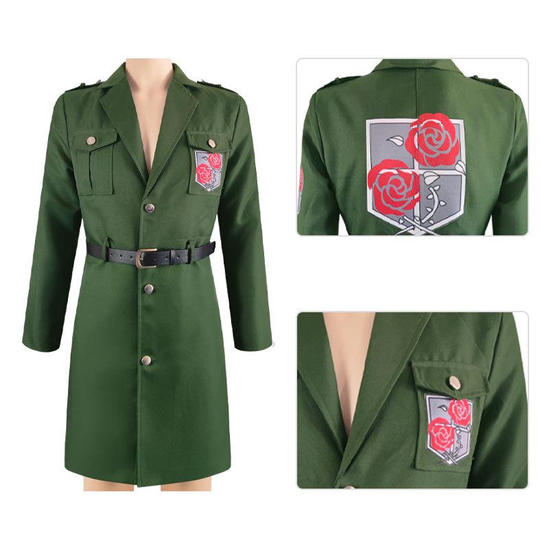 Halloween Attack on Titan Eren Cosplay Costume Set Available L