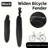 1 Pair Bicycle Mudguards Front Rear Set Durable PP Mountain Bike Fenders for 26-29 Inch Mountain Bikes