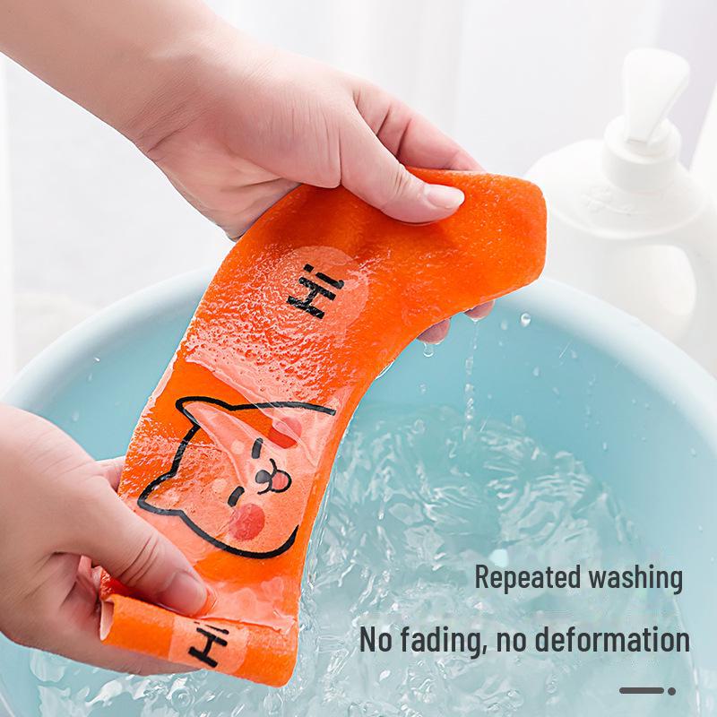 "Four Seasons Washable Cartoon Toilet Stickers - Universal, Cuttable, Adhesive Mat for Household Use"