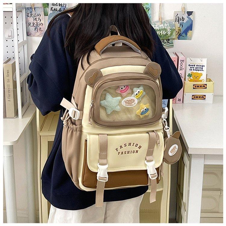 Schoolbag schoolbag female ins Mori primary school students cute pain bag junior high school students travel large capacity high value backpack