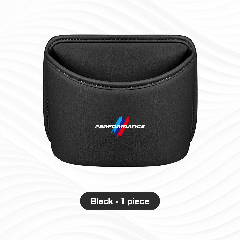 BBJA7 Car Door Cup Holder Box Storage Bin Seat Back Organizer Bag For BMW E46 E87 E60 E90 F48 E70 F15 G20 G30 i4 i7 G02 G05 X1X3 X5 X6