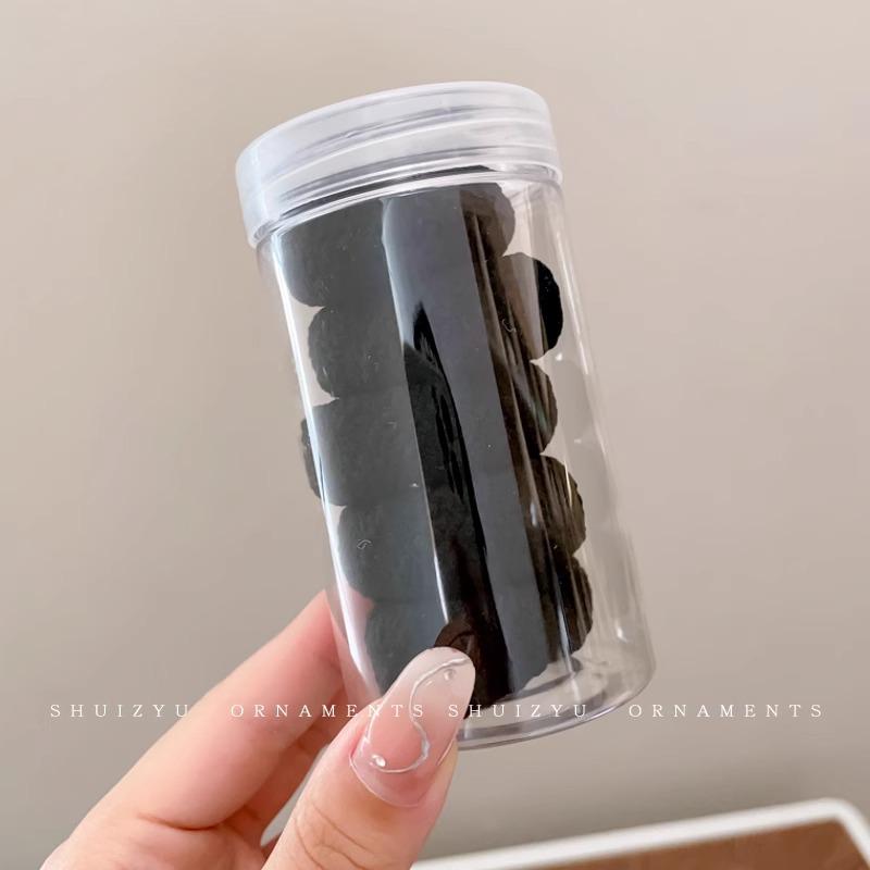 Kleiner Bär Hochelastisches Kaffee-Haargummi für Frauen und Mädchen - Langlebig, Schlicht und Elegant