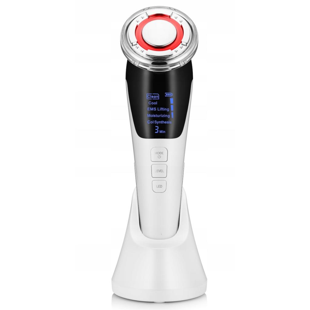 Face Massager Ems Ultrasound Photon Cryotherapy Mesotherapy 7In1 Riborn
