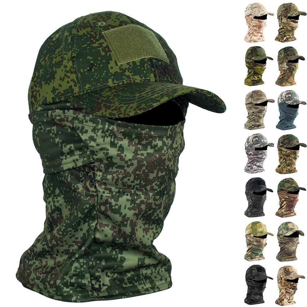 Russian Tactical Camouflage Mask Hat Baseball Cap Beanies Military Army Skullies Unisex Hip Hop Knitted Cap Elastic Outdoor Cap