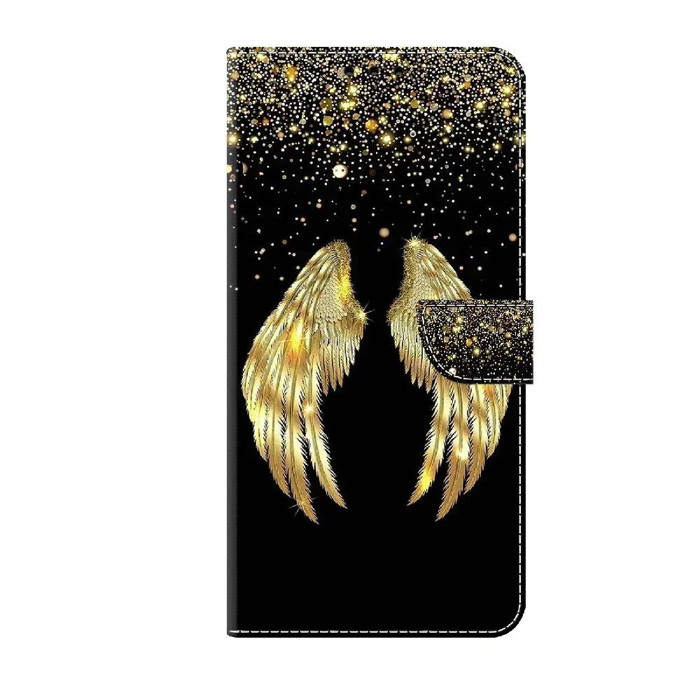 Magnetic Leather Funda For Samsung Galaxy S24 Ultra S23 Plus S22 S21 S20 FE Butterfly Flower Painted Card Slots Flip Phone Cover