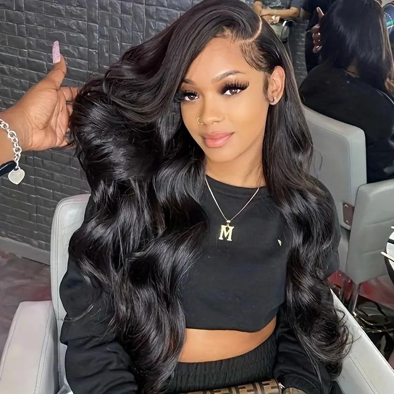 Fashion front lace wig hot selling big wavy long curly hair full head cover