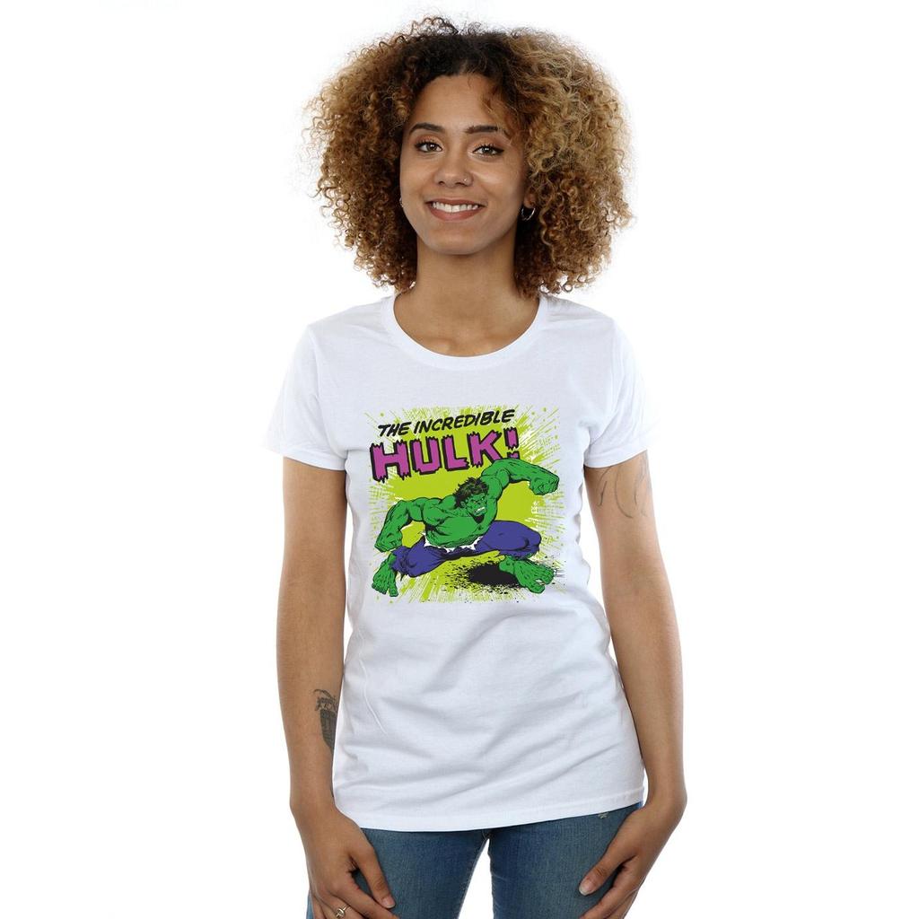 Marvel Womens/Ladies Incredible Hulk Cotton T-Shirt