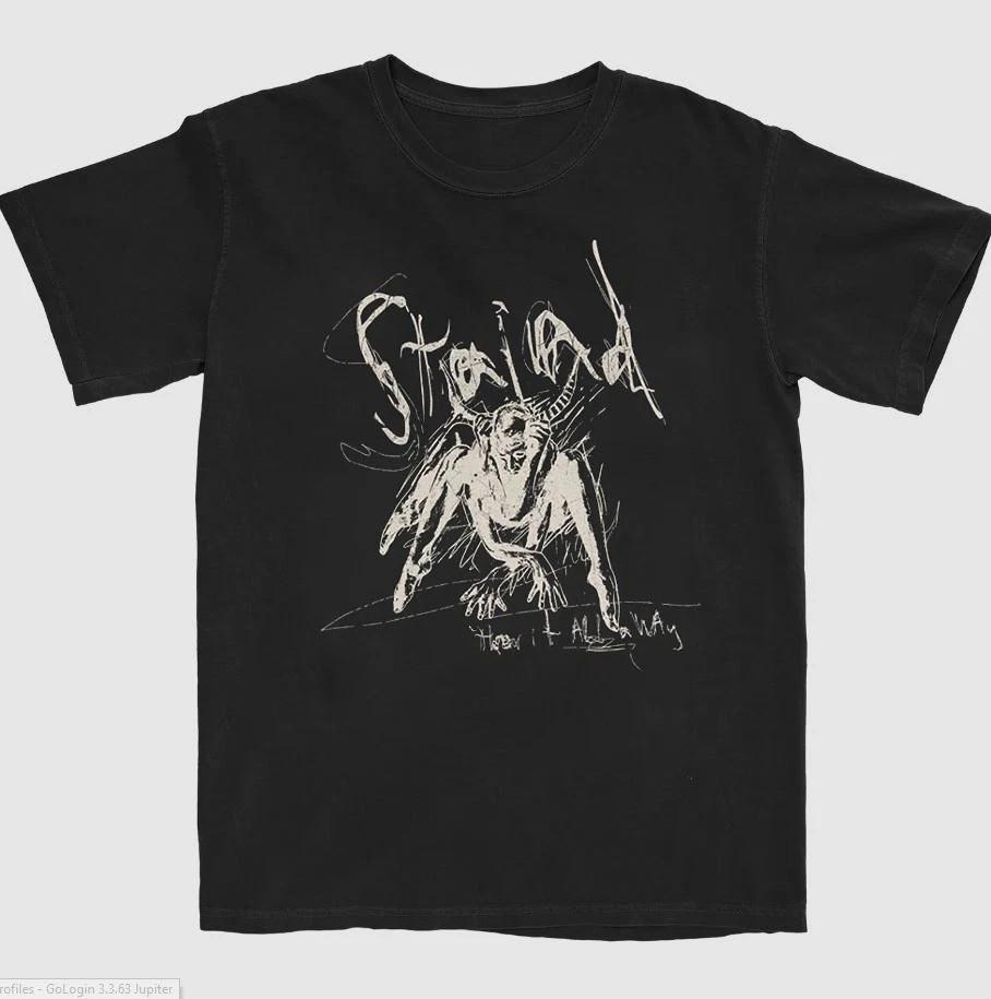 Hot! Band Throw It Away All Black T-shirt Size S-5XL  Unisex T-Shirt XL