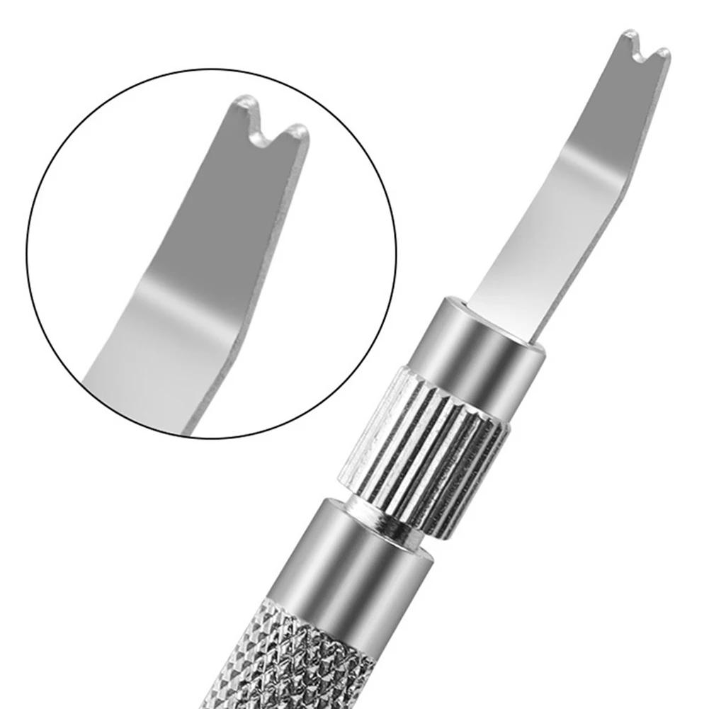 New Watch Repair Tool Hand Tool 5pcs Set Double-head Steel Strap With 4 Extra Tips 135mm*6mm Metal Raw Ear Fork