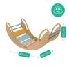 Smile Wooden Rocker In Blue And Colour