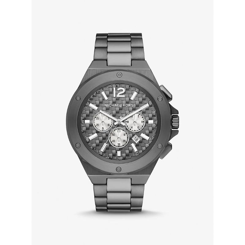Michael Kors Oversized Lennox Gunmetal Watch MK9102 чёрный