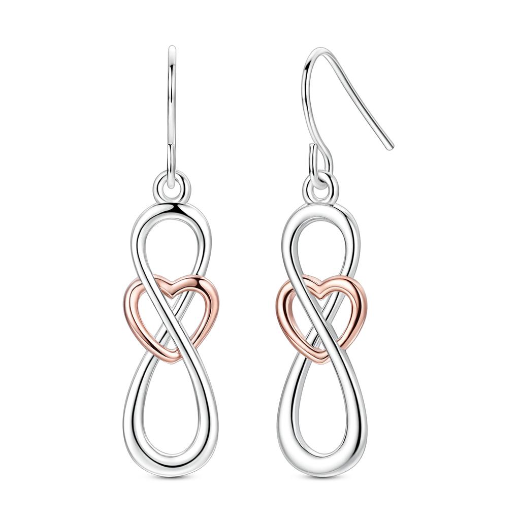 Woman Earring 925 Silver Original Eardrop Hoop Earring Sunflower Bee Bow Fashion Jewelry