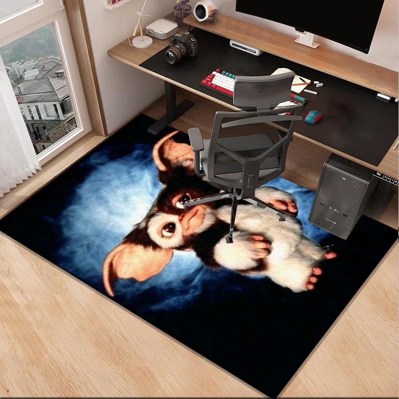 Mysterious Little Monster Office Rug Chair Mat, Game Carpet, Suitable for Front Door, Bedroom, Living Room, Desk, Holiday Gift