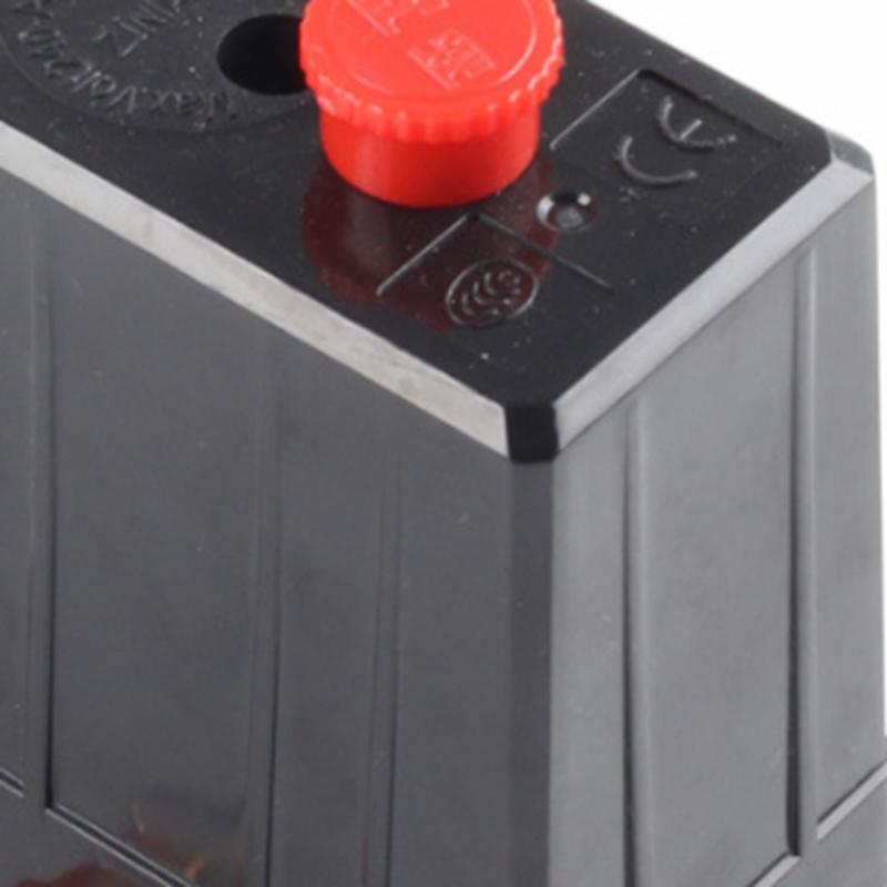 Válvula de Controle para Bomba de Ar 3000L/Min Manômetro 0-180 PSI Regulador 220V/380V Interruptor de Controle de Pressão para Compressor de Ar
