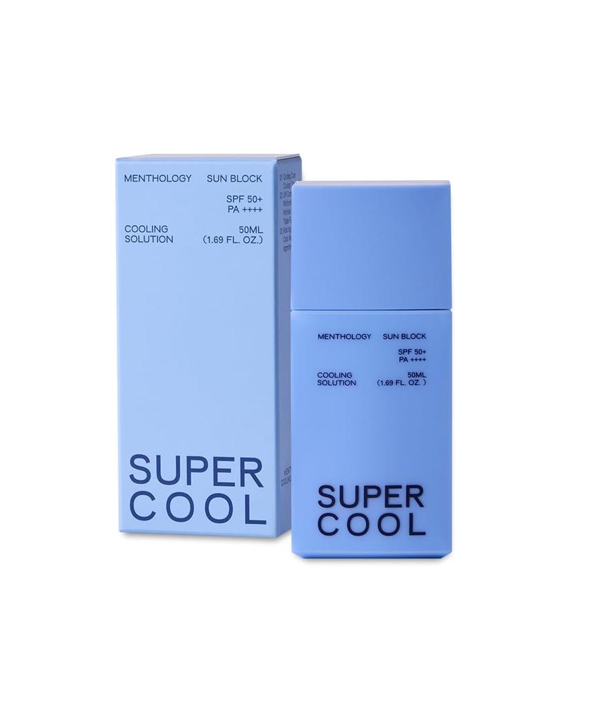 Menthology Super Cool UV No Sensitive Men and Sunblock, Protection, SPF50+ PA++++, Cooling, Soothing, Whitening, Smooth, Whitening, Moisturizing,
