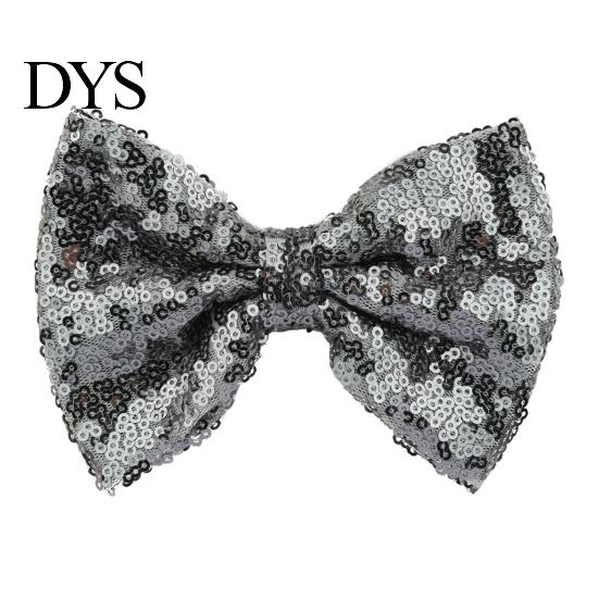 Comfortable Hair Clip Hairpin Safety Rounded Corner with Burr-Free Metal Spring Bow Shape Shiny Sequin Decoration Children Sparkling Accessory