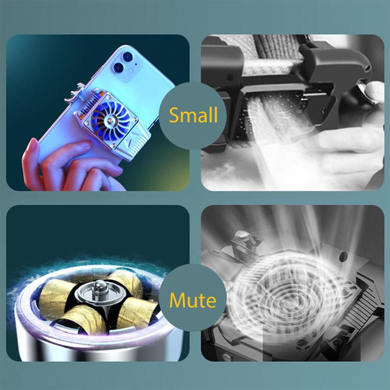 H15 Cable Plug-In Phone Back Radiator Semiconductor Cellphone Gaming Heat Dissipation Cooler Fan