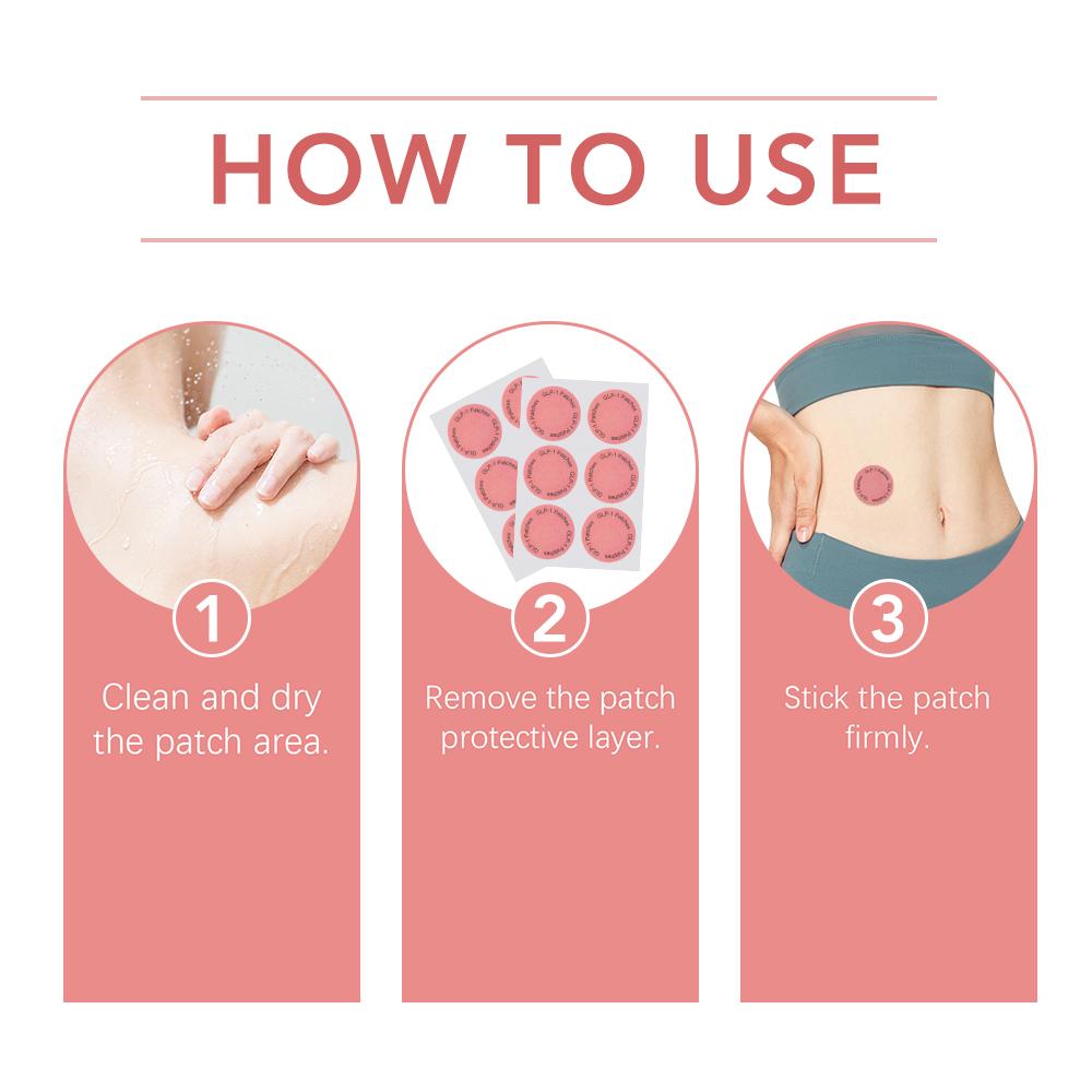 30/60/90/150pcs Slimming GLP-1 Patches Fat Burner Appetite Control Improve Stomach Regulating Insulin Metabolise Body Sticker