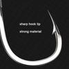10 pair Fishing Hooks With Tippet 45cm Line Set Carbon Steel Double Fishing line Hook Fish Barbed Carp Fishing