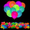 12pcs Neon Glow Balloons Under Purple Light Lamp Reusable  Baloon Party Balloon Fluorescent Birthday Party Decor