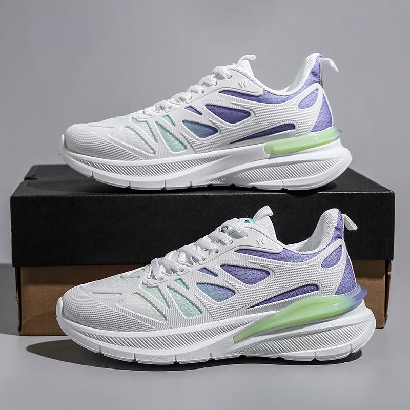 Fashion Spring Mesh Casual Shoes Women Breathable Tennis Sports Shoes Ladies 2025 Lightweight Comfortable Outdoors Cushion Running Shoes