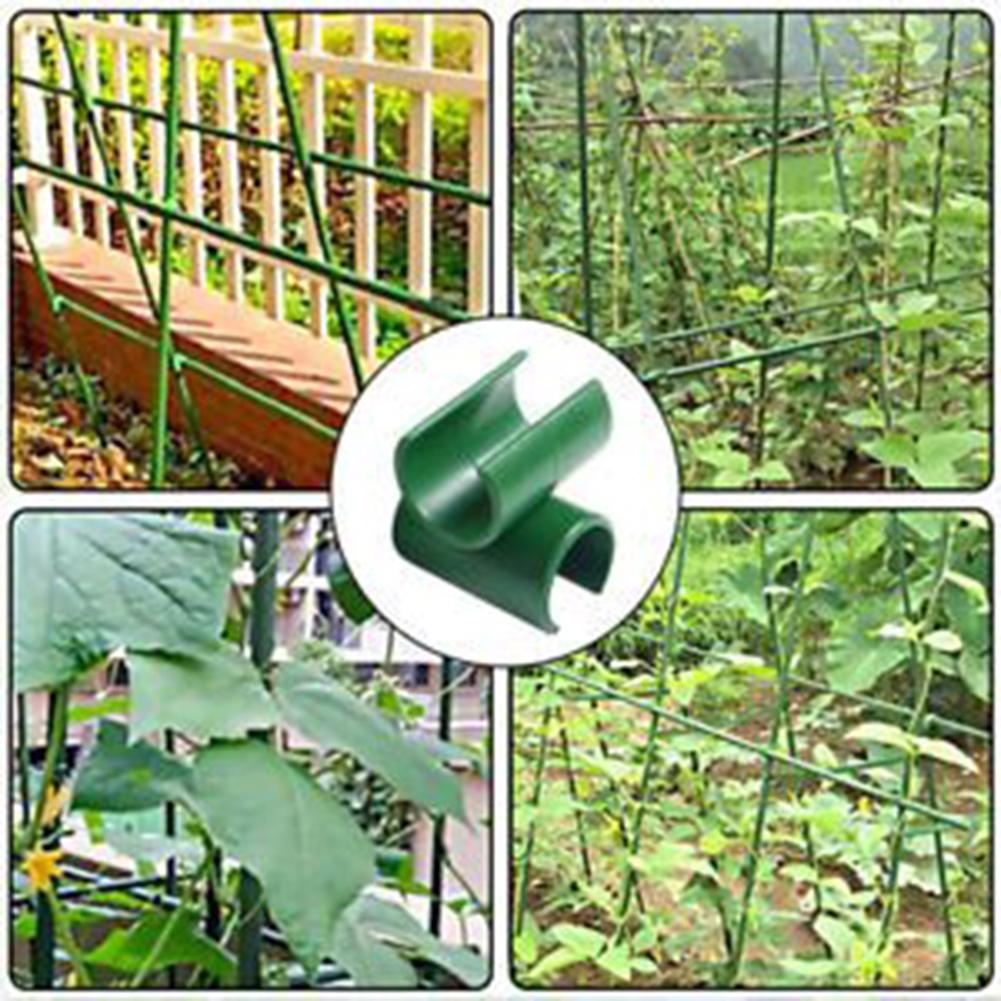 50pcs Connectors For 8mm Diameter Stakes For Tomatoes