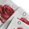 Red Rose Shower Curtain - Elegant and Romantic Bathroom Decor