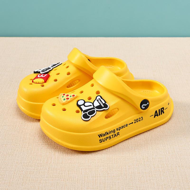

Kid s Summer Slip-on Eva Clog Shoes For Girls With Breathable Comfortable Design And Cartoon Pattern StyleF,39/40