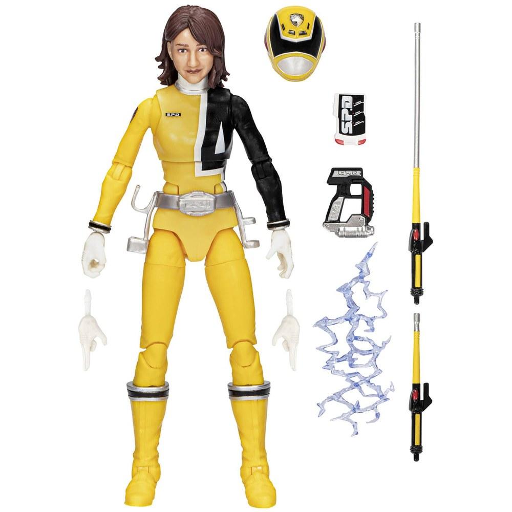 Power Rangers Lightning Collection S.P.D. Yellow Ranger Action Figure 6-Inch Premium Collector with Accessories Suitable for Children 4+