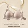 2026 Retro Leopard Print Seamless Push-Up Bra for Small Busts