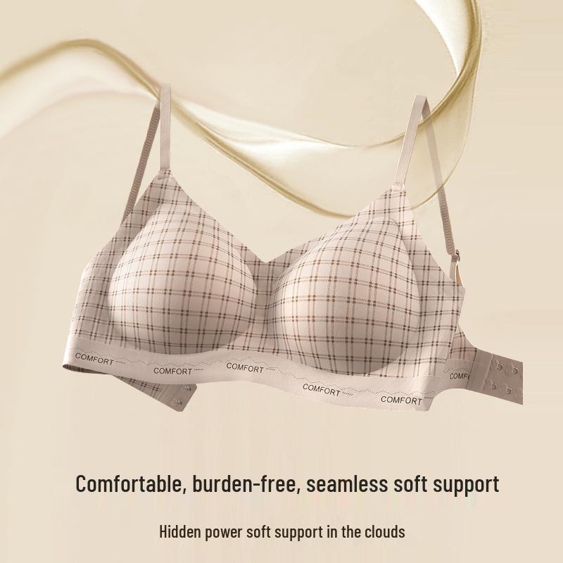 2026 Retro Leopard Print Seamless Push-Up Bra for Small Busts