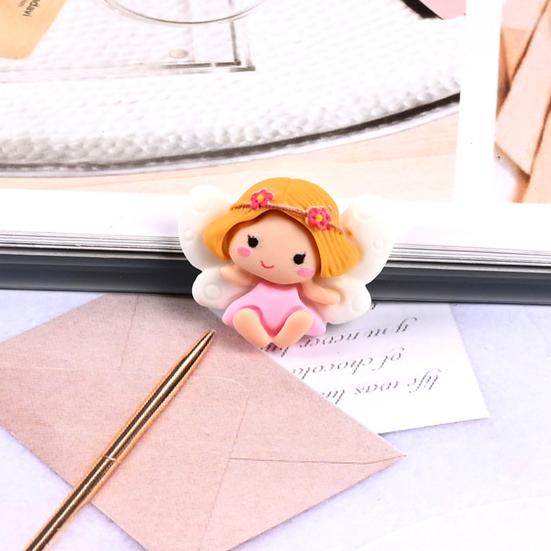 20Pcs Flower Fairy with Doll Decor Fly Wing Home Ornament Miniature Toy Gift