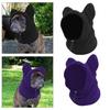 Solid Color Dog Fleece Hats Soft Dog Headgear Pets Supplies Dog Warm Caps  Pet Use