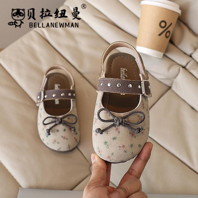 

Girls Bowknot Princess Shoes2026Spring and summer new Korean-style children s cork-toed sandals Birkenstock shoes 23the Length Within the C