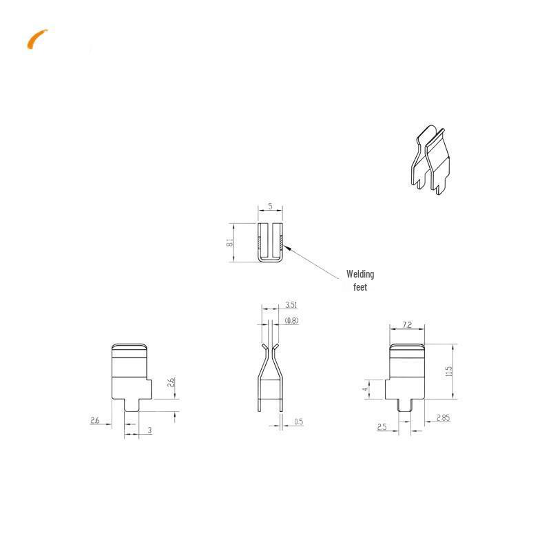 Smart PCB Copper Socket with Integrated 235-Hole Design and 10A Conductive Spring Clip