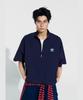Umbro Classic Short Sleeve Stand Neck Anorak Navy Ur124Cwt31 (A Type)