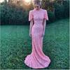 Women's Sexy Evening Long Dress with Hot Stamping