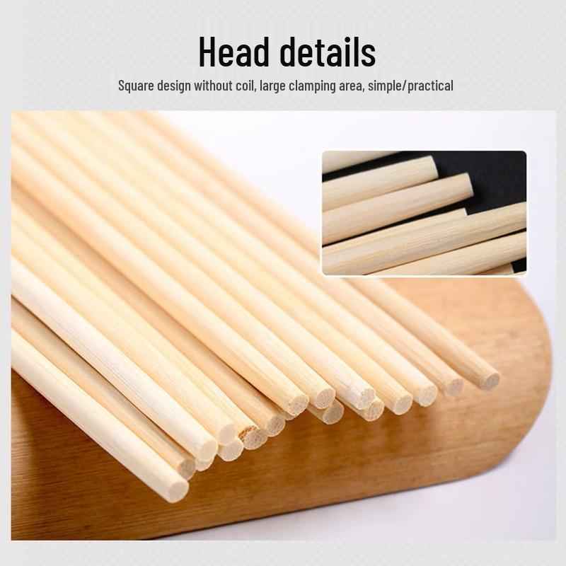 Ronghe Disposable Round Bamboo Chopsticks