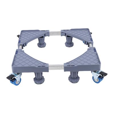 Mobile Basis für Kühlschrankständer, Möbelroller von 41 bis 64 cm, trägt 180 kg, 4 Räder für Waschmaschine Trockner Kühlschrank,