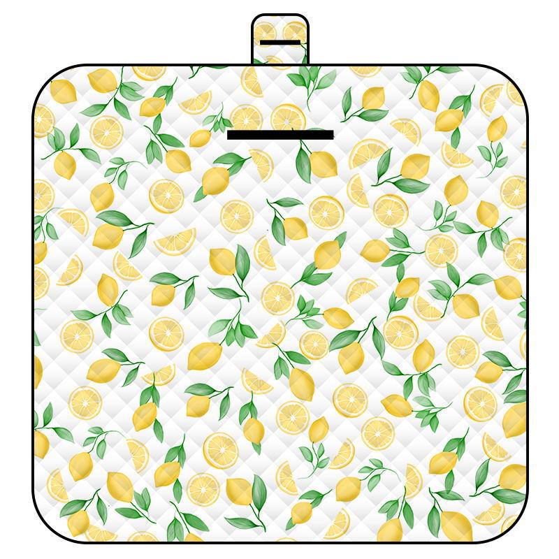 

Lemon Ultrasonic Plaid Picnic Mat 200x200 CM
