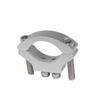 Handlebar Cycling Clip Clamp Bike Flashlight Torch Mount Dual M5 M6 Mounting Screw LED Head Front Light Holder Clip CNC Optional